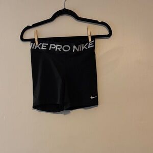 Nike Women's Black Pro Athletic Shorts